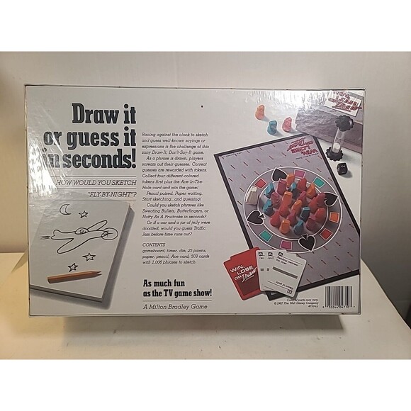 Factory sealed 1987 Sketching game "Win Lose or Draw" Milton Bradley Walt Disney - Picture 2 of 5